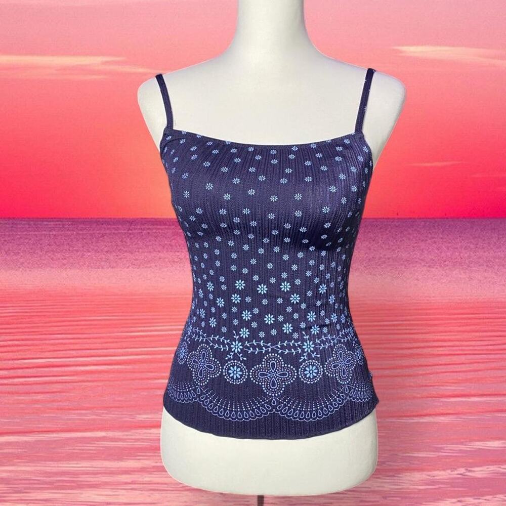 Y2K/90s Blue Tank